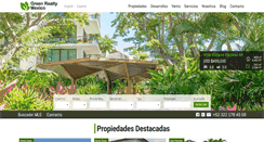 Desktop Screenshot of greenrealtymexico.com